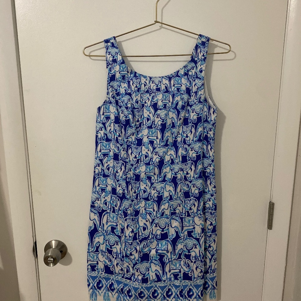 Blue Lilly Pulitzer elephant dress